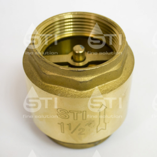 Клапан обратный пружинный Ду-20 (уплотнение латунь) Pn16 Т-110с STI