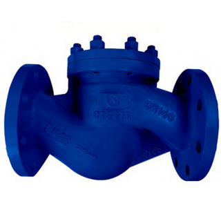 Клапан обратный чугун подъемный Ду 40 Ру16 фл Benarmo L=200 мм Tmax-200oC