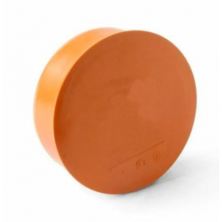 Заглушка PP-B коричневая Дн 110 б/нап VALFEX