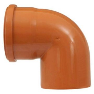 Отвод PP-B коричневый Дн 110х15гр б/нап в/к VALFEX