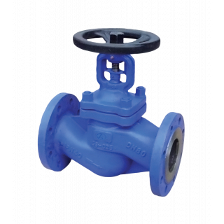 Вентиль чугунный с сильфонным уплотнением DN 80 PN16 tmax=300oC фланцевый АДЛ Россия