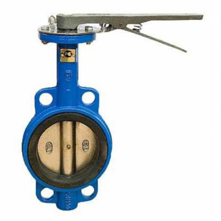 Затвор поворотный Ду-125 диск.чугун. с покрытием хром Тmax=130C Pn16 руч. Ci