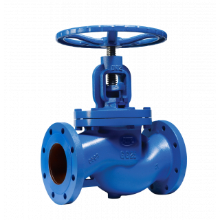 Вентиль запорный чугунный, Dn 80, Pn 16 (Tmax=300C) фланцевый, сальниковое упл. KV16 АДЛ Россия